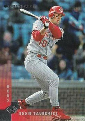 #143 Eddie Taubensee - Cincinnati Reds - 1997 Donruss Baseball