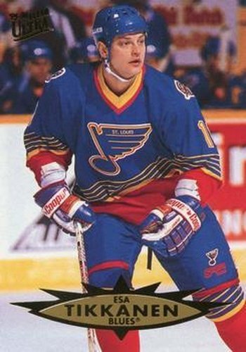 #143 Esa Tikkanen - St. Louis Blues - 1995-96 Ultra Hockey