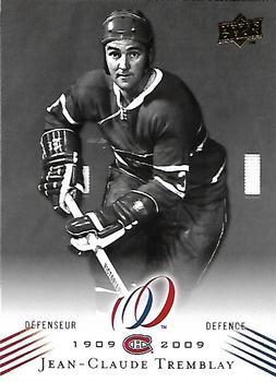 #143 Jean-Claude Tremblay - Montreal Canadiens - 2008-09 Upper Deck Montreal Canadiens Centennial Hockey