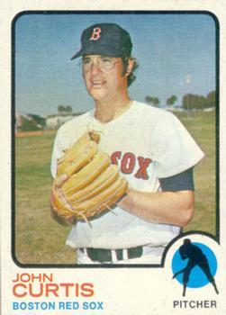 #143 John Curtis - Boston Red Sox - 1973 Topps Baseball