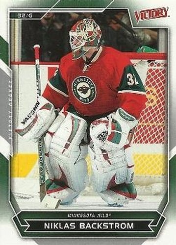 #143 Niklas Backstrom - Minnesota Wild - 2007-08 Upper Deck Victory Hockey