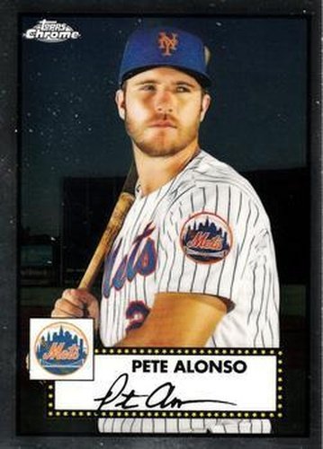 #143 Pete Alonso - New York Mets - 2021 Topps Chrome Platinum Anniversary Baseball
