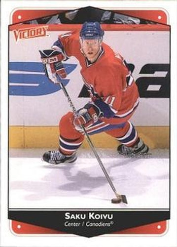 #143 Saku Koivu - Montreal Canadiens - 1999-00 Upper Deck Victory Hockey