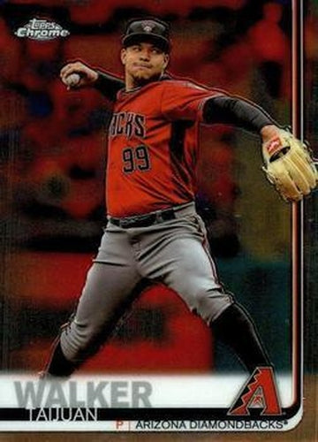 #143 Taijuan Walker - Arizona Diamondbacks - 2019 Topps Chrome Baseball