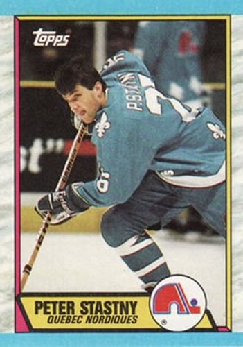 #143 Peter Stastny - Quebec Nordiques - 1989-90 Topps Hockey