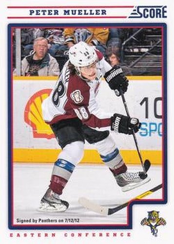 #144 Peter Mueller - Florida Panthers - 2012-13 Score Hockey