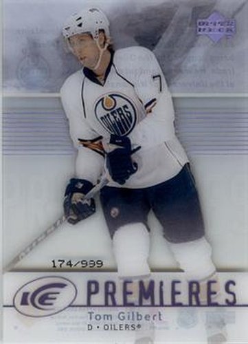 #144 Tom Gilbert - Edmonton Oilers - 2007-08 Upper Deck Ice Hockey