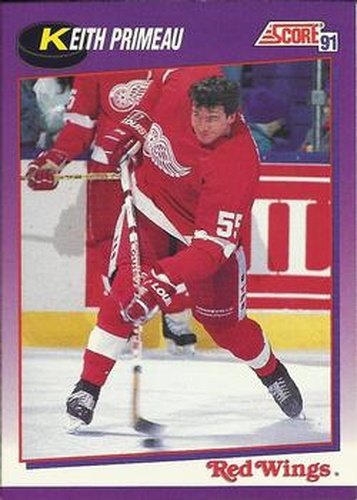 #144 Keith Primeau - Detroit Red Wings - 1991-92 Score American Hockey