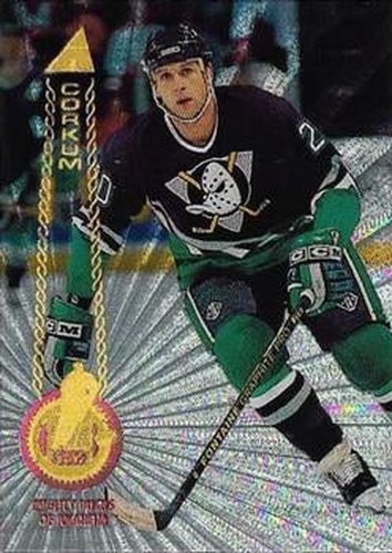 #144 Bob Corkum - Anaheim Mighty Ducks - 1994-95 Pinnacle Hockey - Rink Collection