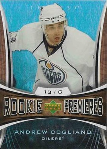 #144 Andrew Cogliano - Edmonton Oilers - 2007-08 Upper Deck Trilogy Hockey