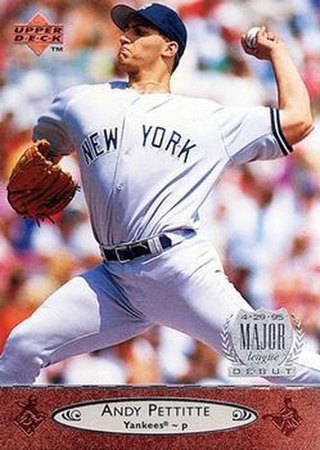 #144 Andy Pettitte - New York Yankees - 1996 Upper Deck Baseball