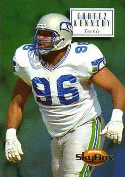 #144 Cortez Kennedy - Seattle Seahawks - 1994 SkyBox Premium Football