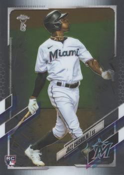 #144 Jazz Chisholm - Miami Marlins - 2021 Topps Chrome Ben Baller Edition Baseball