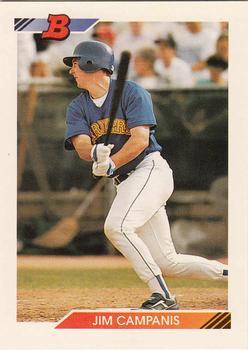 #144 Jim Campanis - Seattle Mariners - 1992 Bowman Baseball