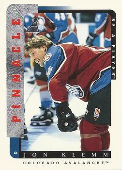 #144 Jon Klemm - Colorado Avalanche - 1996-97 Pinnacle Be a Player Hockey