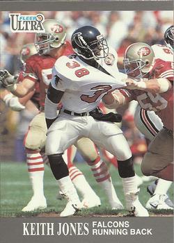 #144 Keith Jones - Atlanta Falcons - 1991 Ultra Football