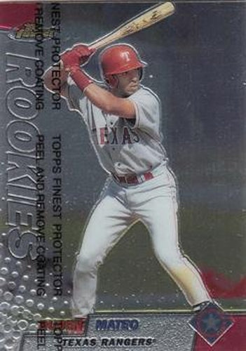 #144 Ruben Mateo - Texas Rangers - 1999 Finest Baseball