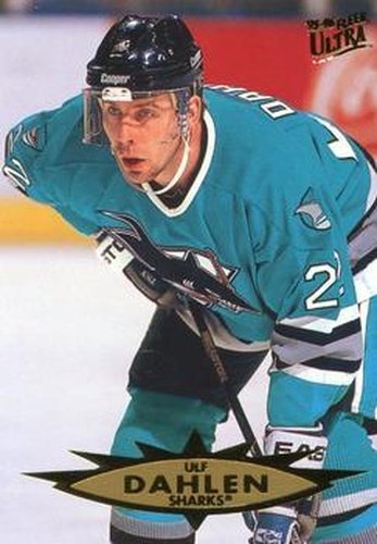 #144 Ulf Dahlen - San Jose Sharks - 1995-96 Ultra Hockey
