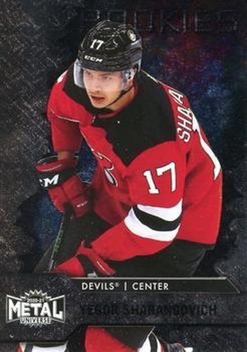 #144 Yegor Sharangovich - New Jersey Devils - 2020-21 Skybox Metal Universe Hockey