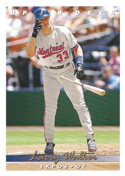 #144 Larry Walker - Montreal Expos - 1993 Upper Deck Baseball