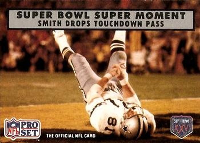 #144 Jackie Smith - Dallas Cowboys - 1990-91 Pro Set Super Bowl XXV Silver Anniversary Football