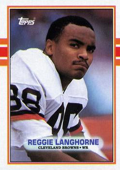#144 Reggie Langhorne - Cleveland Browns - 1989 Topps Football