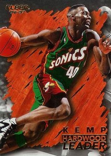 #144 Shawn Kemp - Seattle SuperSonics - 1996-97 Fleer Basketball