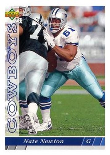 #145 Nate Newton - Dallas Cowboys - 1993 Upper Deck Football