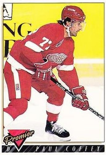 #145 Paul Coffey - Detroit Red Wings - 1993-94 Topps Premier Hockey