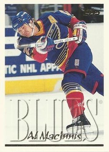 #145 Al MacInnis - St. Louis Blues - 1995-96 Topps Hockey