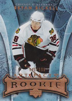 #145 Bryan Bickell - Chicago Blackhawks - 2007-08 Upper Deck Artifacts Hockey