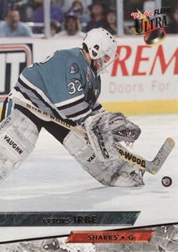 #145 Arturs Irbe - San Jose Sharks - 1993-94 Ultra Hockey