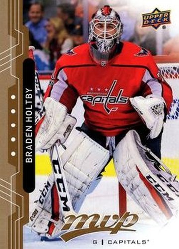 #145 Braden Holtby - Washington Capitals - 2018-19 Upper Deck MVP Hockey