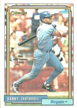 #145 Danny Tartabull - New York Yankees - 1992 O-Pee-Chee Baseball