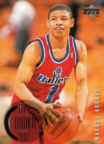 #145 Muggsy Bogues - Washington Bullets - 1995-96 Upper Deck Basketball
