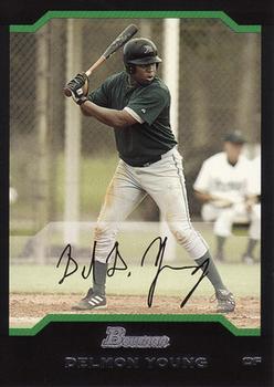 #145 Delmon Young - Tampa Bay Devil Rays - 2004 Bowman Baseball