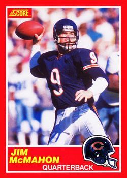 #145 Jim McMahon - Chicago Bears - 1989 Score Football