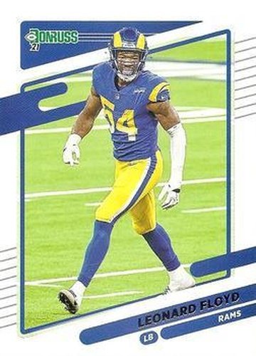 #145 Leonard Floyd - Los Angeles Rams - 2021 Donruss Football
