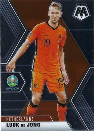 #145 Luuk de Jong - Netherlands - 2021 Panini Mosaic UEFA EURO Soccer
