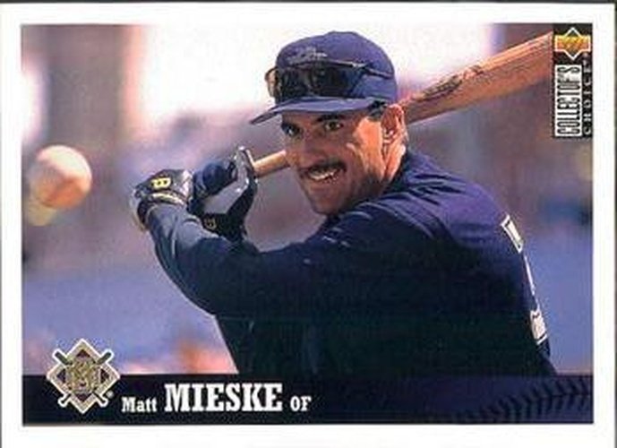 #145 Matt Mieske - Milwaukee Brewers - 1997 Collector's Choice Baseball