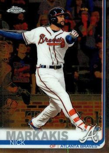 #145 Nick Markakis - Atlanta Braves - 2019 Topps Chrome Baseball