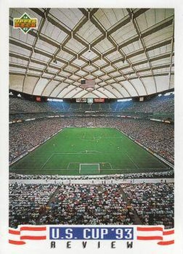 #145 Pontiac Silverdome - - 1993 Upper Deck World Cup Preview English/Spanish Soccer