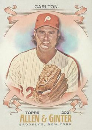 #145 Steve Carlton - Philadelphia Phillies - 2021 Topps Allen & Ginter Baseball