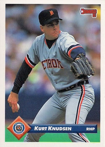 #145 Kurt Knudsen - Detroit Tigers - 1993 Donruss Baseball
