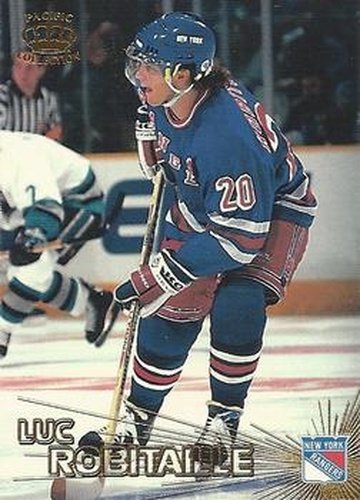 #145 Luc Robitaille - New York Rangers - 1997-98 Pacific Crown Hockey