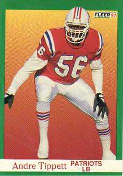 #145 Andre Tippett - New England Patriots - 1991 Fleer Football
