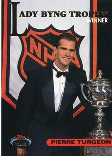 #145 Pierre Turgeon - New York Islanders - 1993-94 Stadium Club Hockey