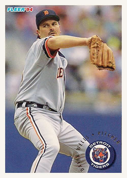 #145 David Wells - Detroit Tigers - 1994 Fleer Baseball