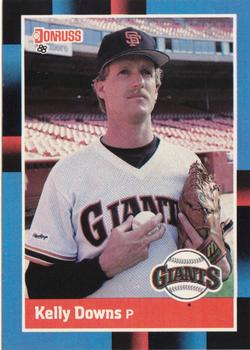 #145 Kelly Downs - San Francisco Giants - 1988 Donruss Baseball