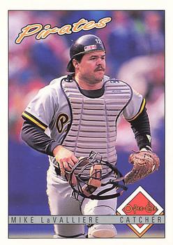 #145 Mike LaValliere - Pittsburgh Pirates - 1993 O-Pee-Chee Baseball